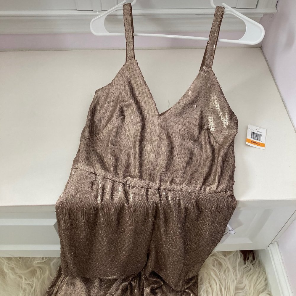 DRESS THE POPULATION LEIGH SEQUINED JUMPSUIT 2292 - Picture 7 of 14